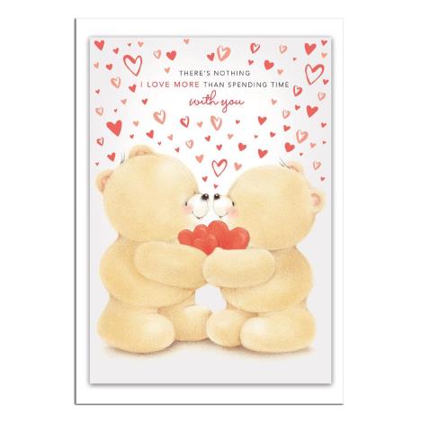 3D Holographic Hearts Forever Friends Valentine's Day Card